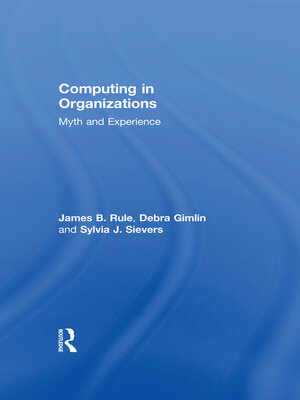 cover image of Computing in Organizations